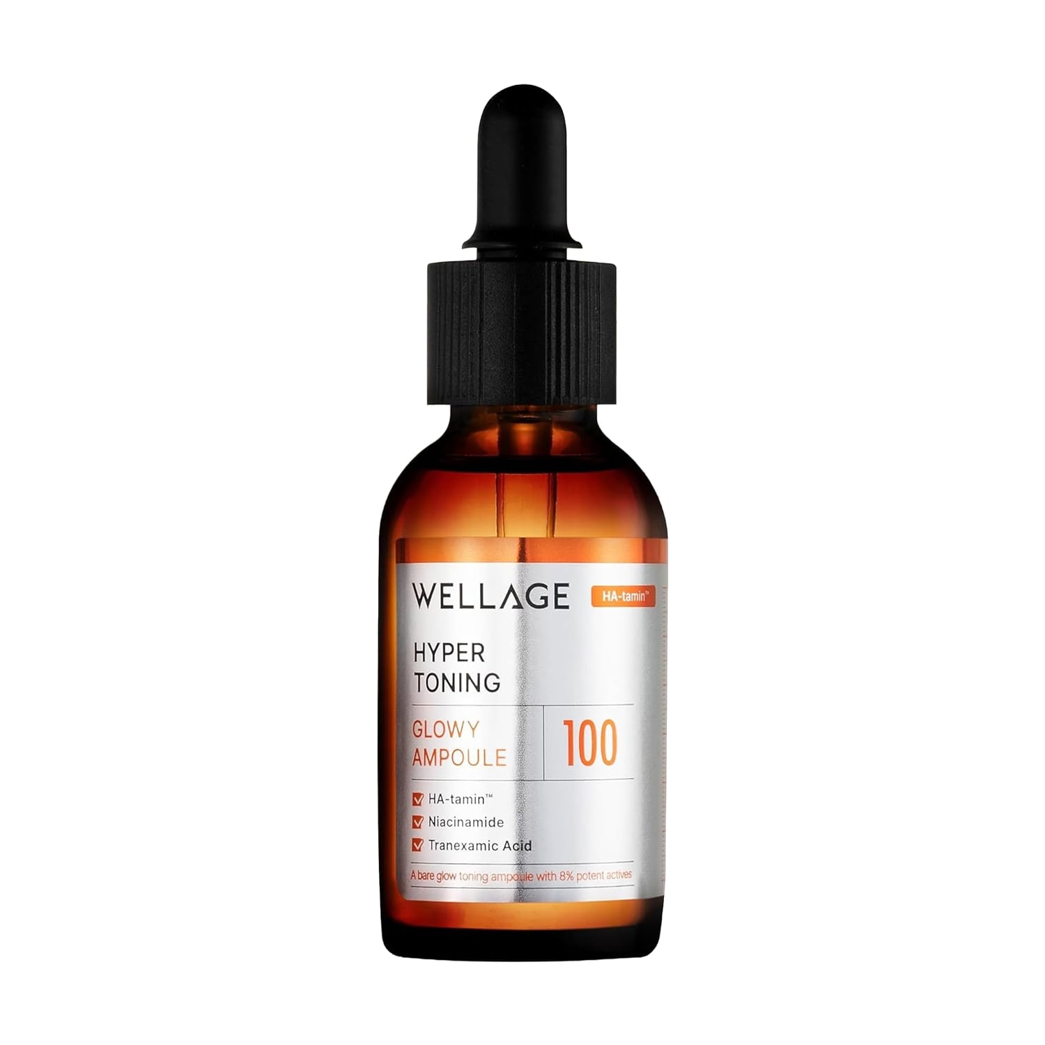 Сировотка для обличчя WELLAGE Hyper Toning Glowy Ampoule, 30 мл